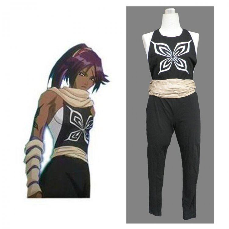 ⃝2016 Bleach Shihouin Yoruichi cosplay halloween Costumes ...
