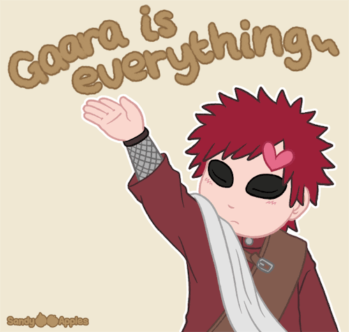 Image result for sweet Gaara gif