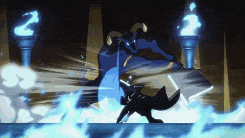 Image result for Kirito dual wield gif