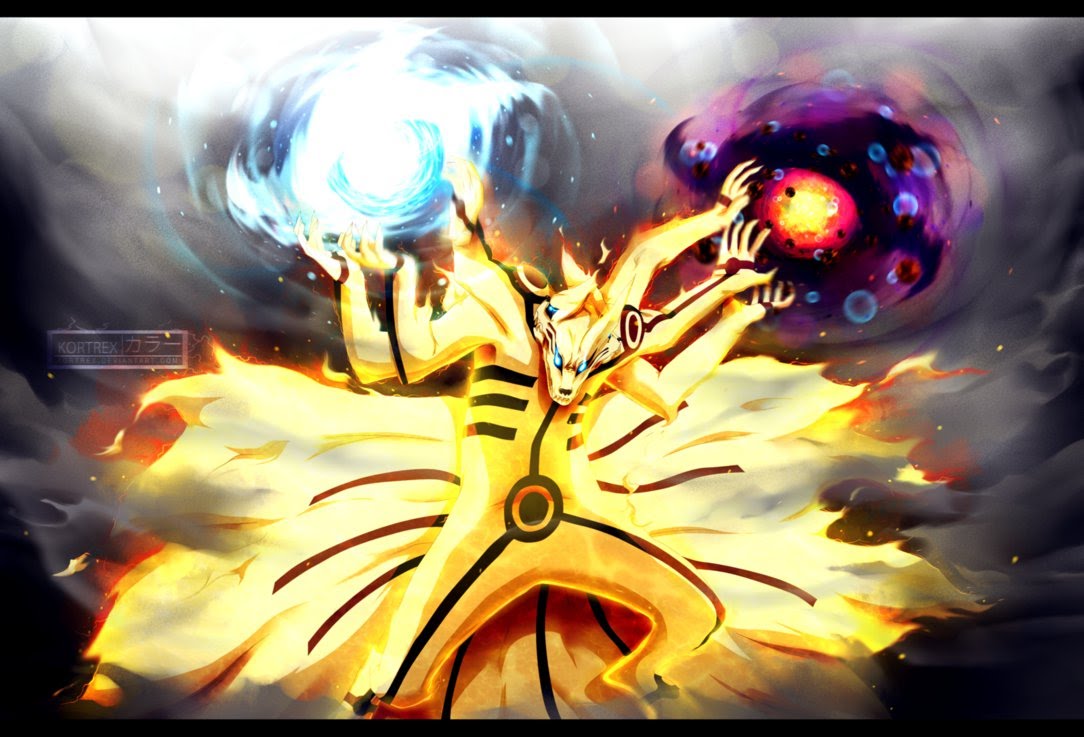 Image result for naruto planetary destruction tailed beast bomb gif